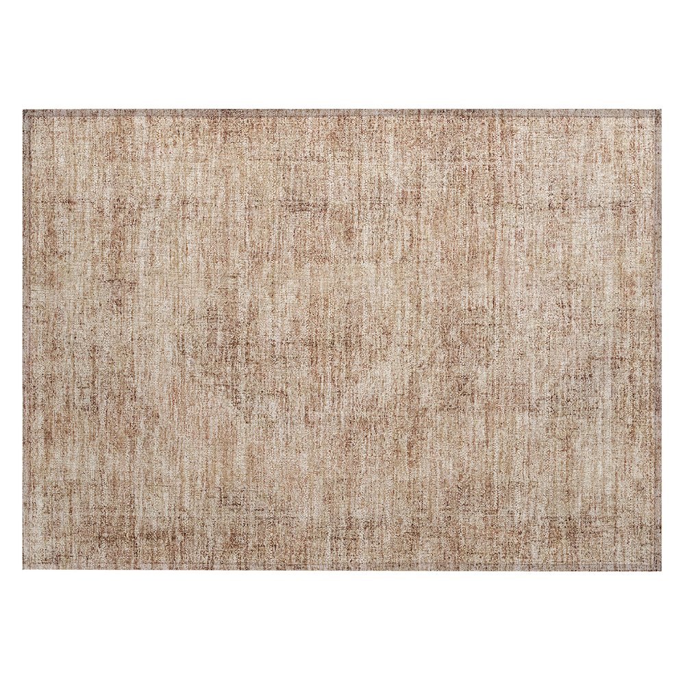Machine Washable Indoor/Outdoor Chantille ACN2726 Orange 1'8" x 2'6" Rug. Picture 1