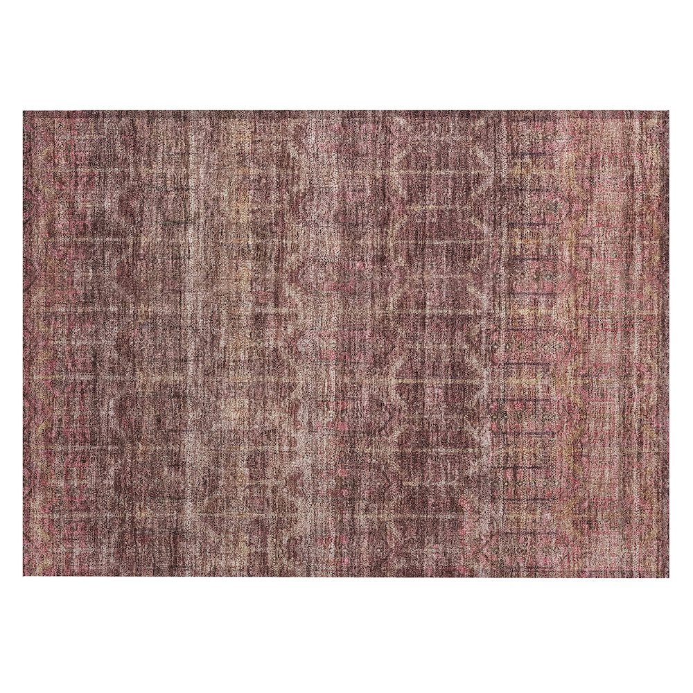 Machine Washable Indoor/Outdoor Chantille ACN2728 Red 1'8" x 2'6" Rug. Picture 1