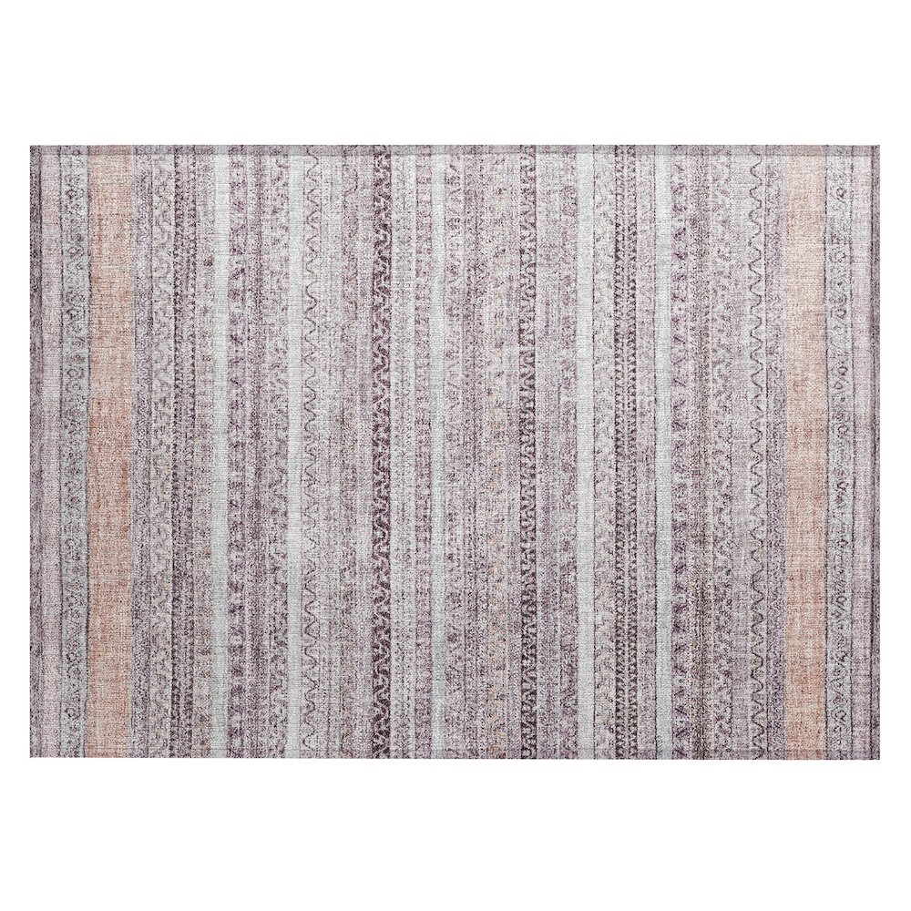 Machine Washable Indoor/Outdoor Chantille ACN2742 Pink 1'8" x 2'6" Rug. Picture 1