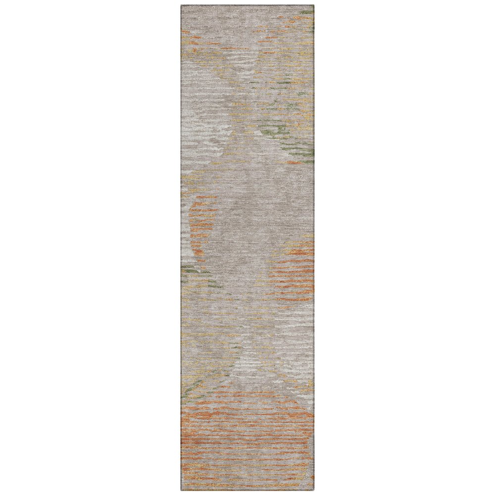 Machine Washable Indoor/Outdoor Chantille ACN2744 Ivory 2'3" x 7'6" Runner Rug. Picture 1
