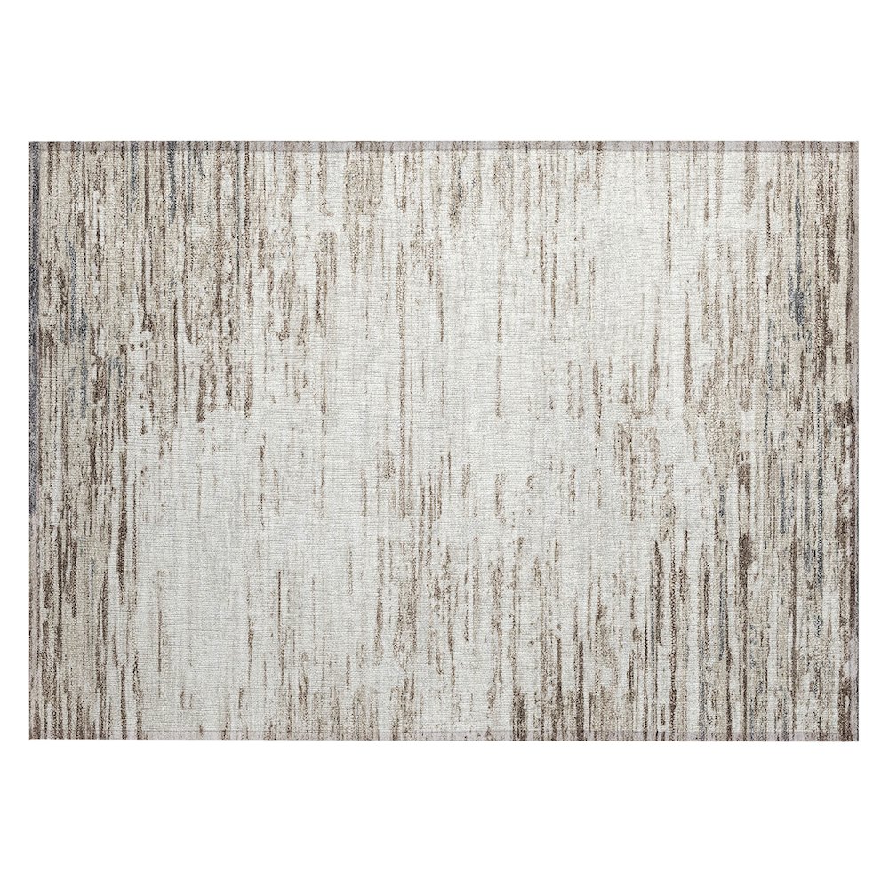 Machine Washable Indoor/Outdoor Chantille ACN2767 Ivory 1'8" x 2'6" Rug. Picture 1