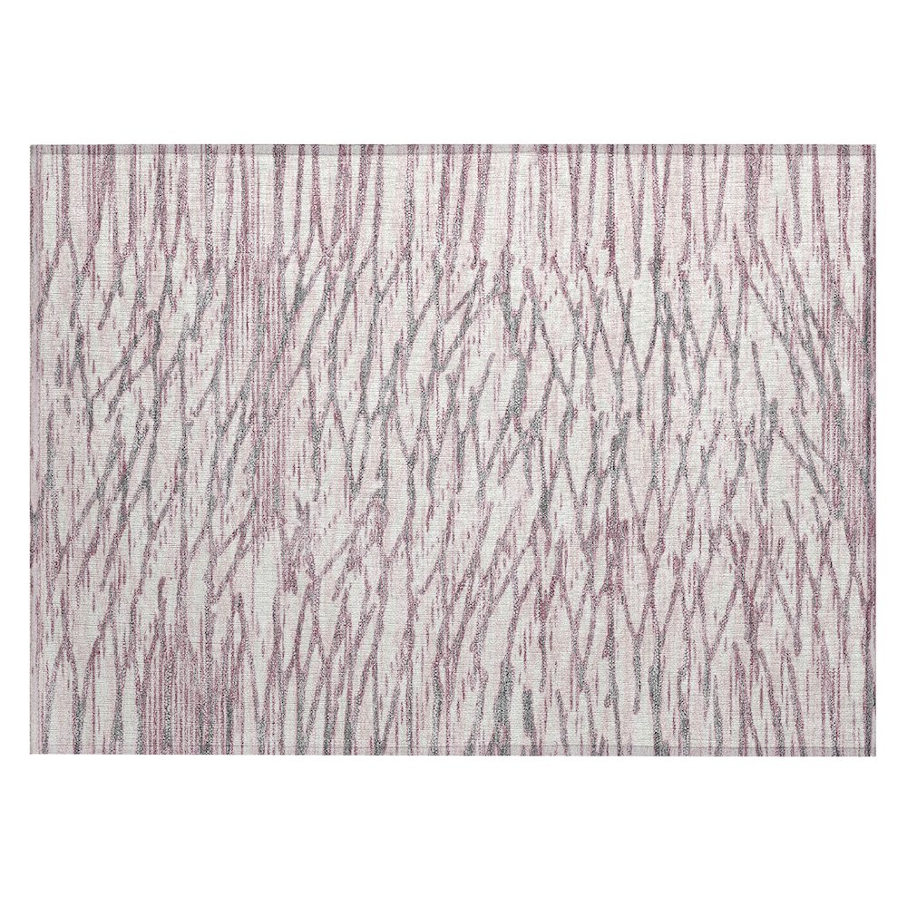 Machine Washable Indoor/Outdoor Chantille ACN2771 Pink 1'8" x 2'6" Rug. Picture 1