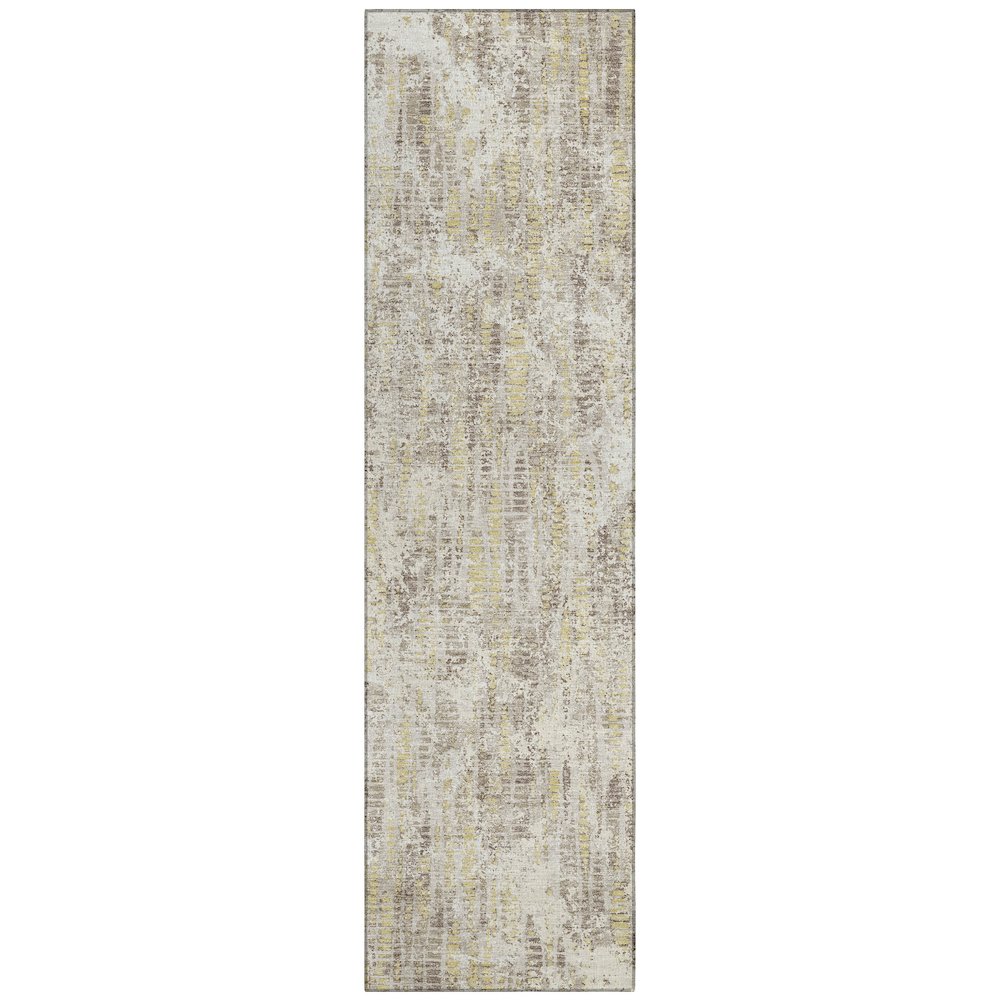 Machine Washable Indoor/Outdoor Chantille ACN2784 Ivory 2'3" x 7'6" Runner Rug. Picture 1