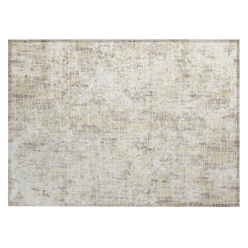 Machine Washable Indoor/Outdoor Chantille ACN2784 Ivory 1'8" x 2'6" Rug. Picture 1