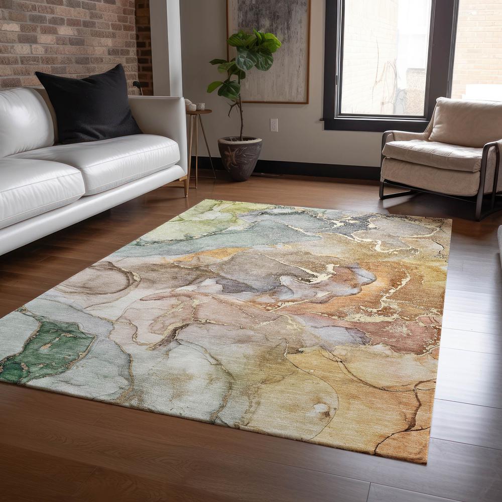Chantille ACN500 Brown 2'6" x 3'10" Rug. Picture 6