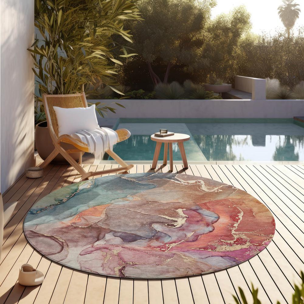 Chantille ACN500 Blue 8' x 8' Rug. Picture 7