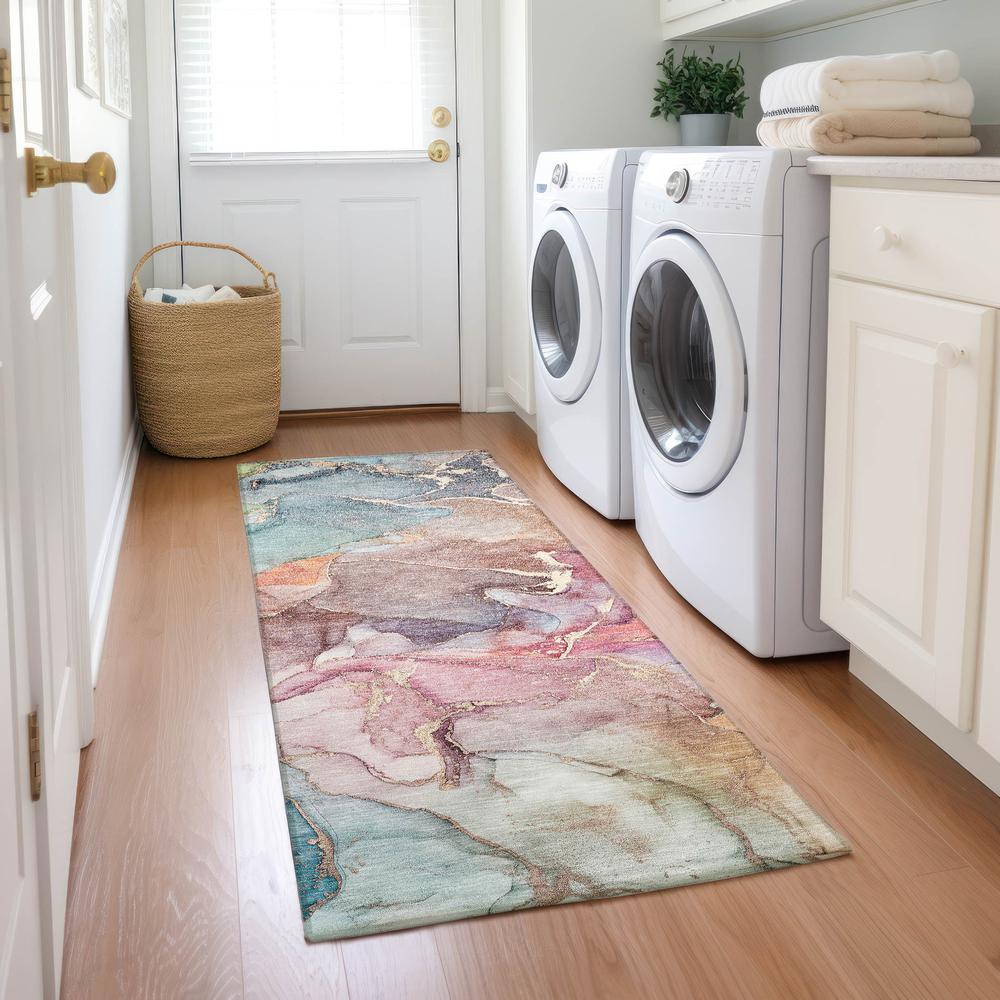Chantille ACN500 Blue 2'3" x 7'6" Rug. Picture 6