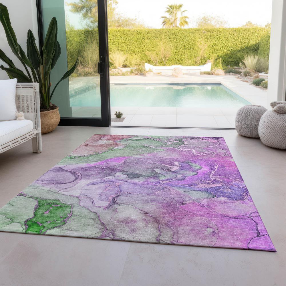 Chantille ACN500 Purple 2'6" x 3'10" Rug. Picture 7