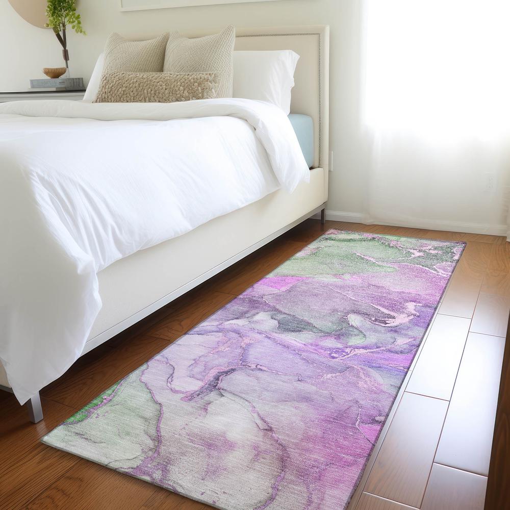 Chantille ACN500 Purple 2'3" x 7'6" Rug. Picture 7
