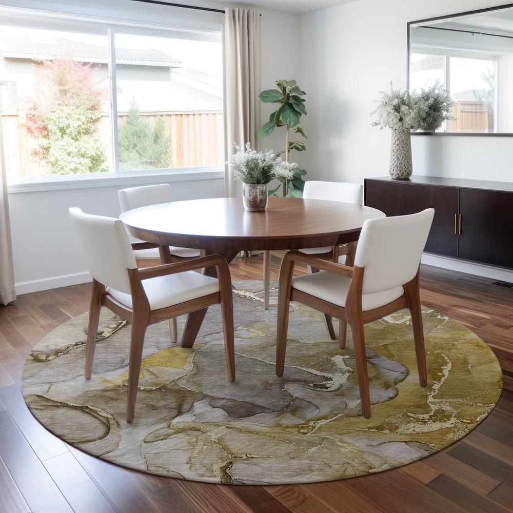 Chantille ACN500 Brown 8' x 8' Rug. Picture 6