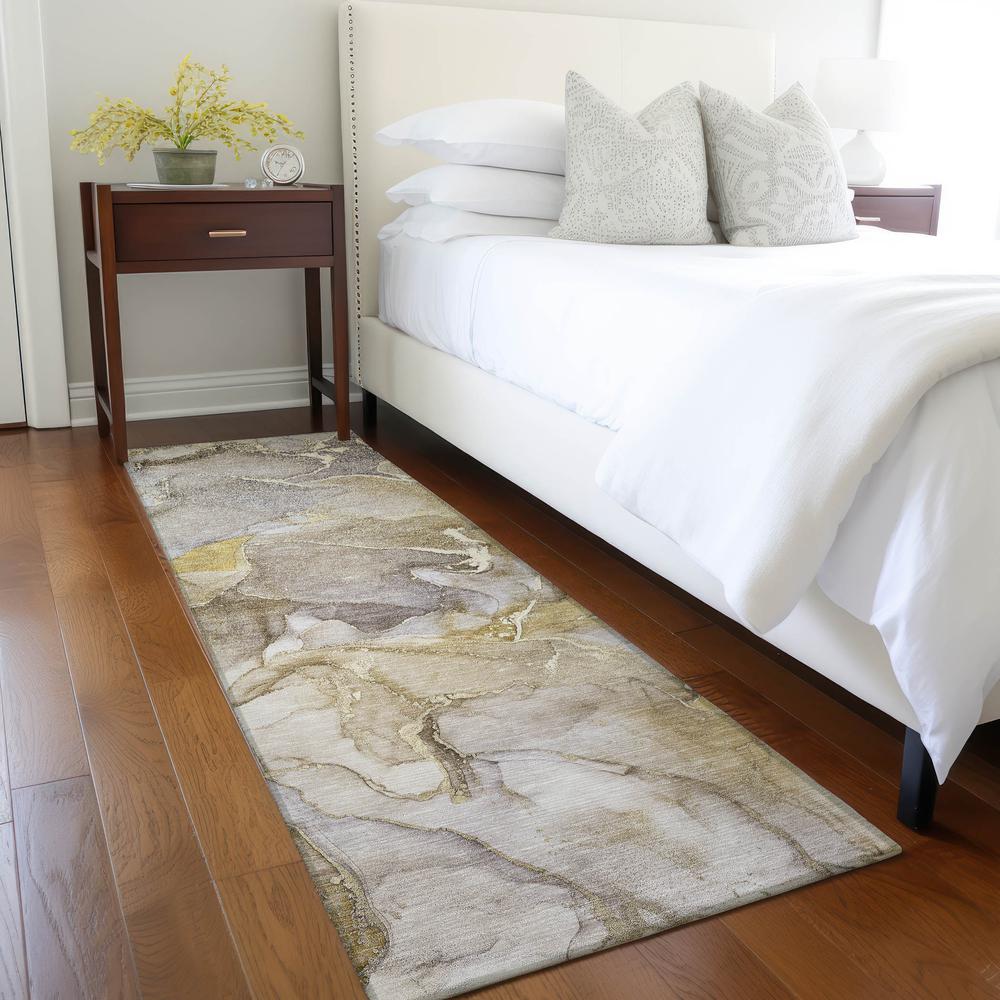 Chantille ACN500 Brown 2'3" x 7'6" Rug. Picture 7