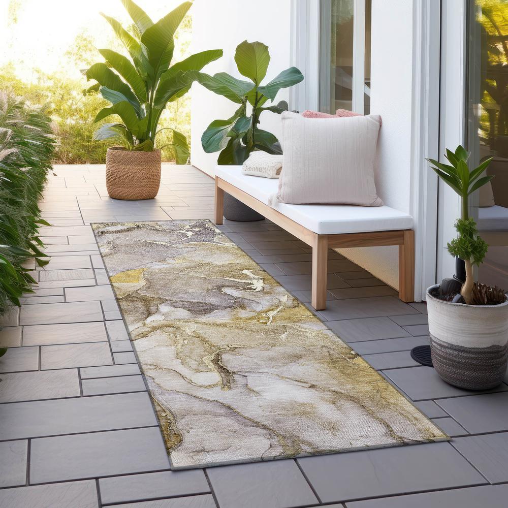 Chantille ACN500 Brown 2'3" x 7'6" Rug. Picture 8