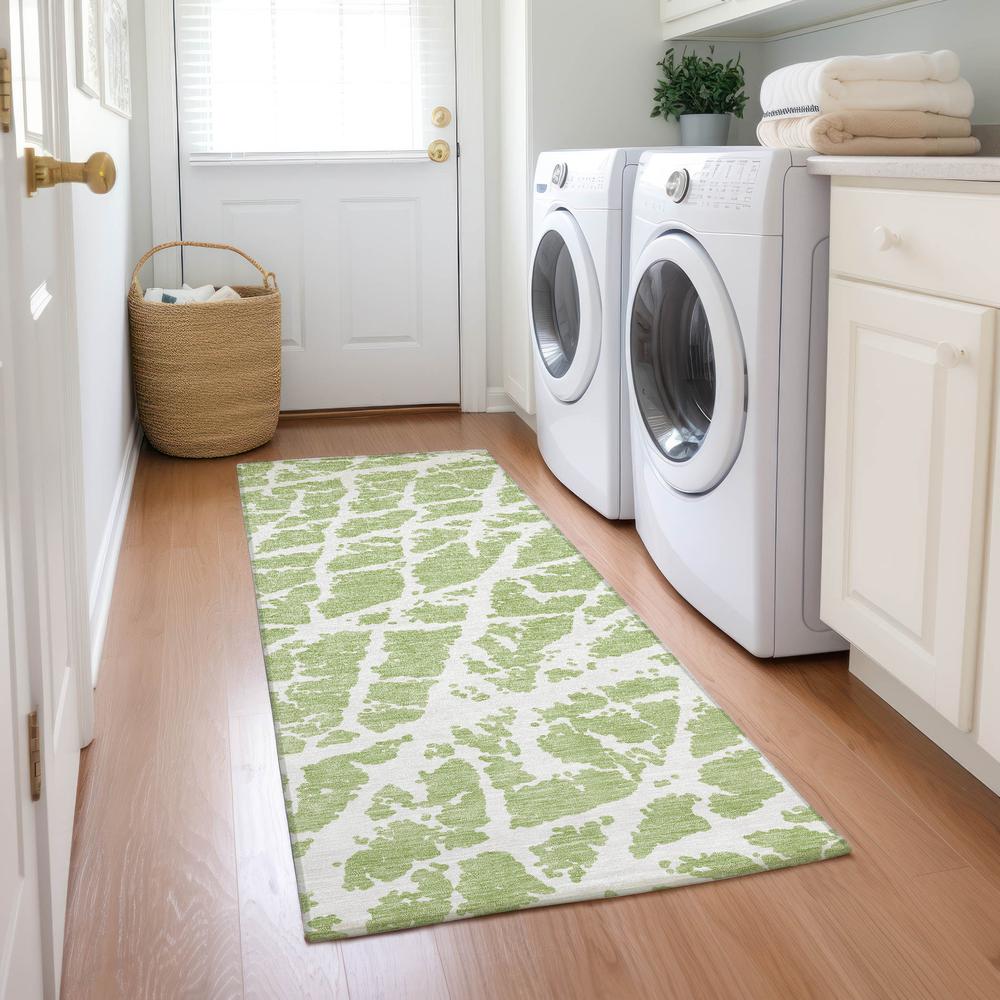 Chantille ACN501 Green 2'3" x 7'6" Rug. Picture 7
