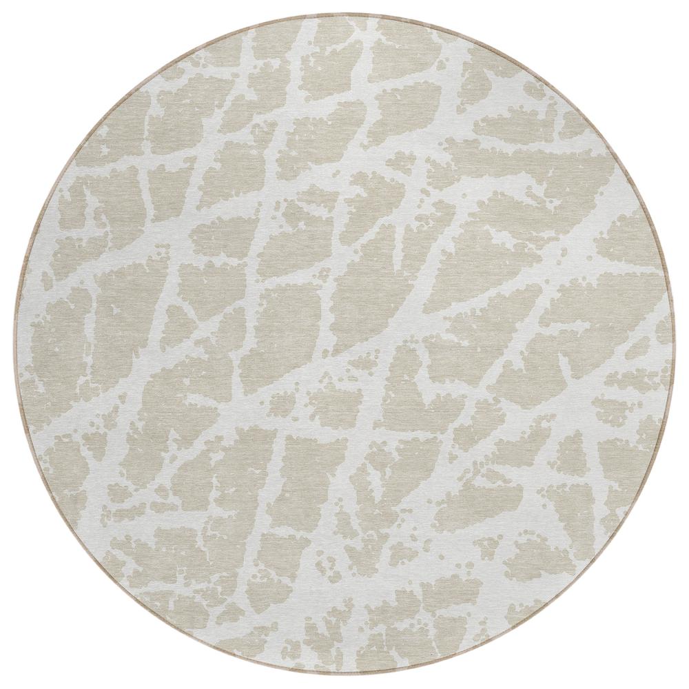 Chantille ACN501 Brown 8' x 8' Rug. Picture 1