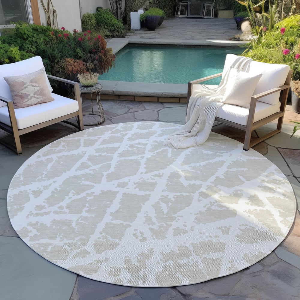 Chantille ACN501 Brown 8' x 8' Rug. Picture 7