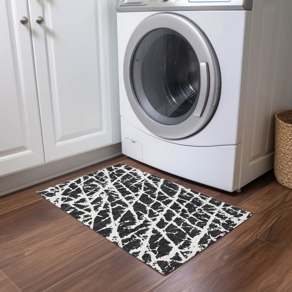 Chantille ACN501 Black 1'8" x 2'6" Rug. Picture 6
