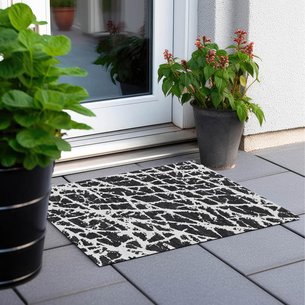 Chantille ACN501 Black 1'8" x 2'6" Rug. Picture 7