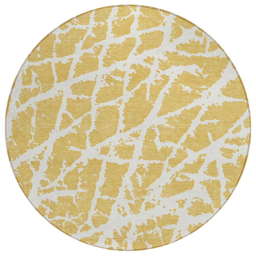 Chantille ACN501 Gold 8' x 8' Rug. Picture 1