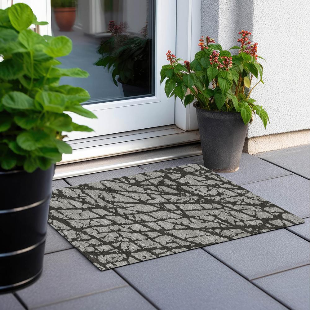 Chantille ACN501 Gray 1'8" x 2'6" Rug. Picture 8