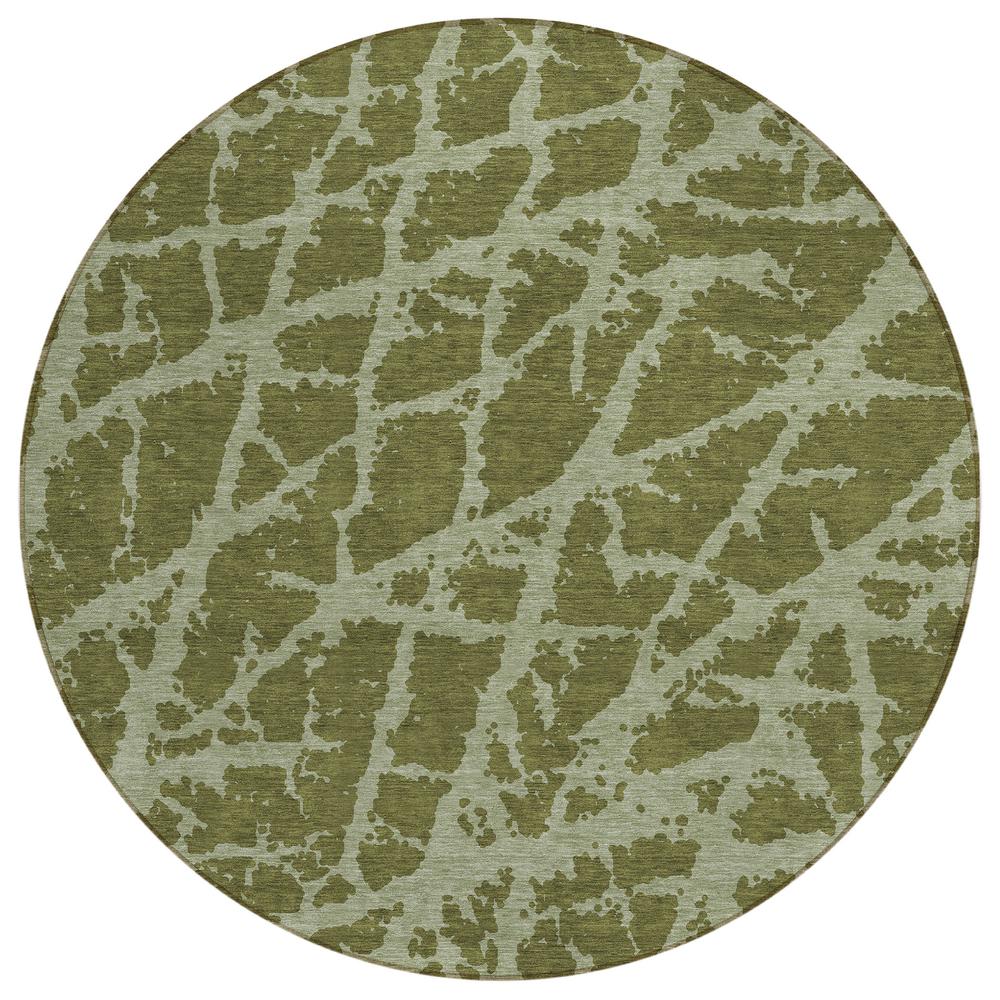 Chantille ACN501 Green 8' x 8' Rug. Picture 1
