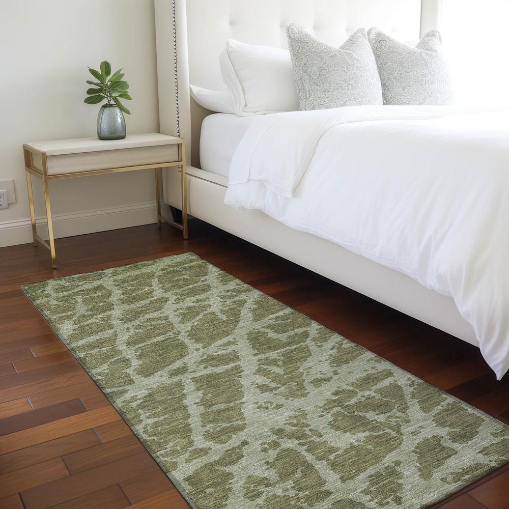 Chantille ACN501 Green 2'3" x 7'6" Rug. Picture 7