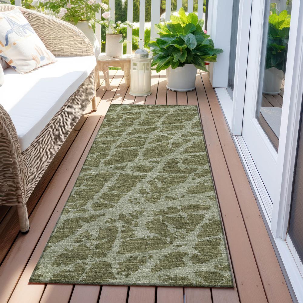Chantille ACN501 Green 2'3" x 7'6" Rug. Picture 8