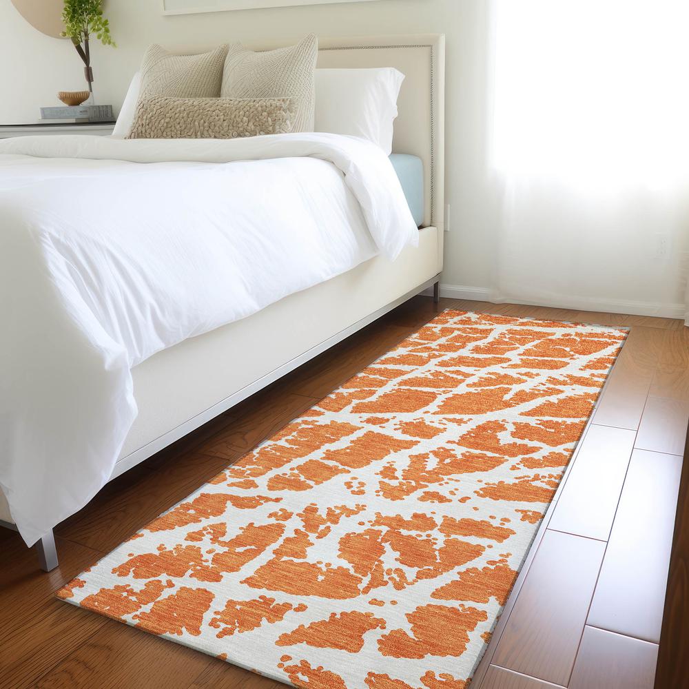 Chantille ACN501 Orange 2'3" x 7'6" Rug. Picture 6