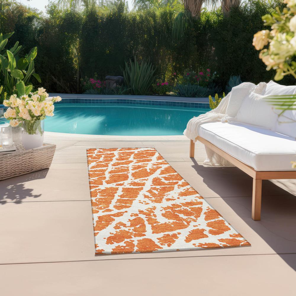 Chantille ACN501 Orange 2'3" x 7'6" Rug. Picture 7