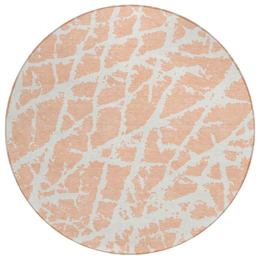 Chantille ACN501 Orange 8' x 8' Rug. Picture 1