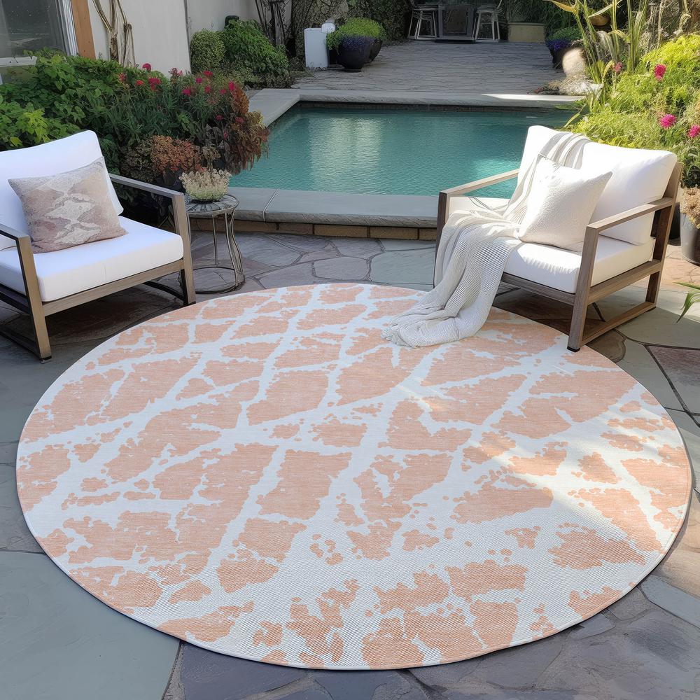 Chantille ACN501 Orange 8' x 8' Rug. Picture 8
