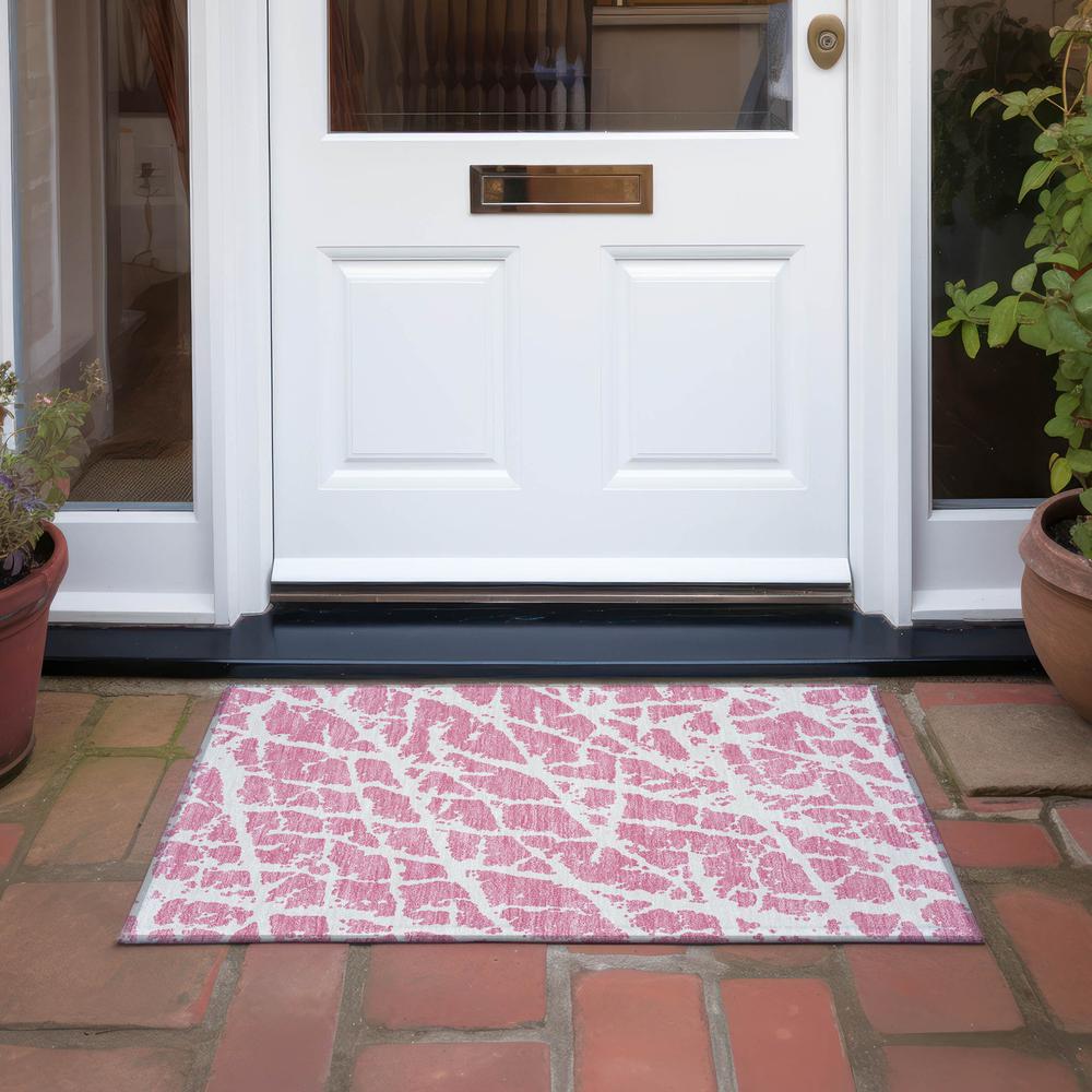 Chantille ACN501 Pink 1'8" x 2'6" Rug. Picture 7