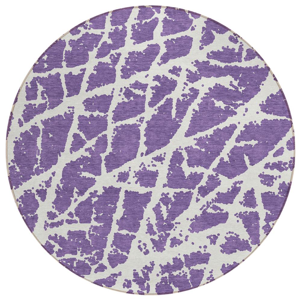 Chantille ACN501 Purple 8' x 8' Rug. Picture 1