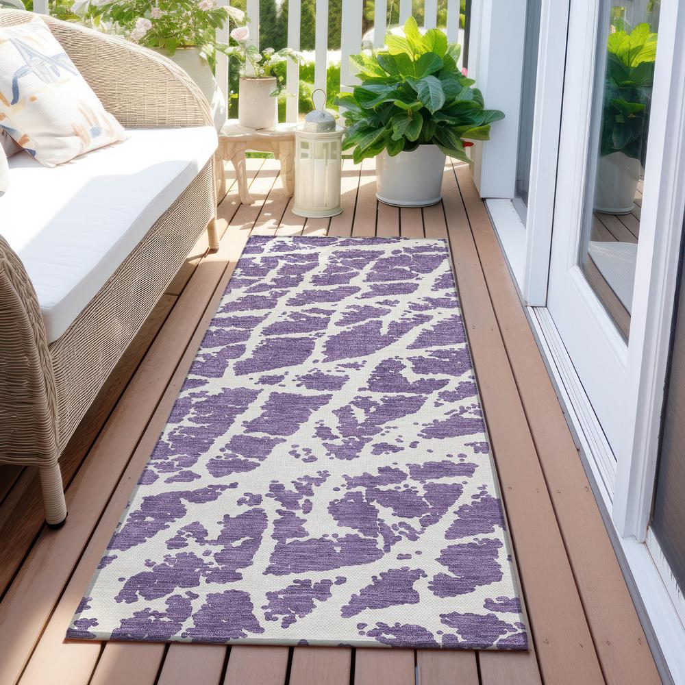 Chantille ACN501 Purple 2'3" x 7'6" Rug. Picture 7