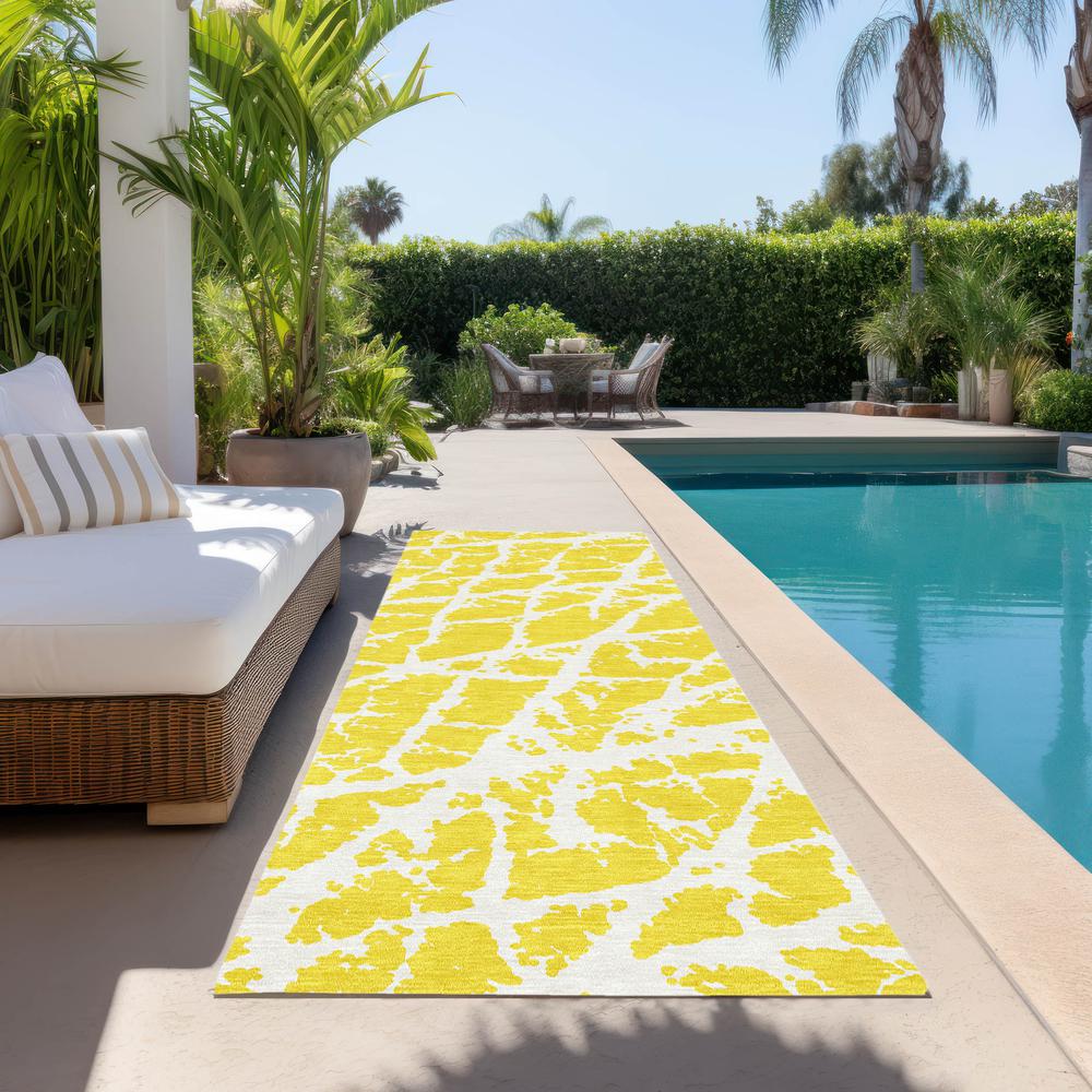 Chantille ACN501 Gold 2'3" x 7'6" Rug. Picture 7