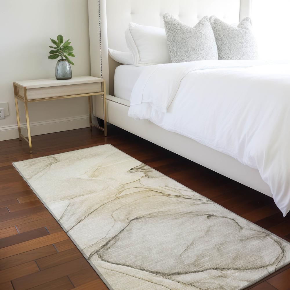 Chantille ACN502 Brown 2'3" x 7'6" Rug. Picture 6