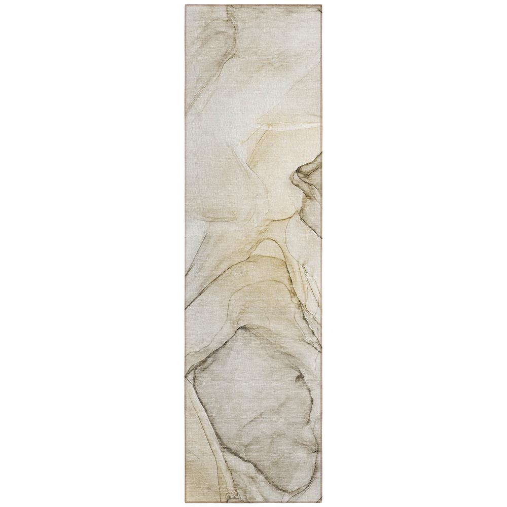 Chantille ACN502 Brown 2'3" x 7'6" Rug. Picture 1