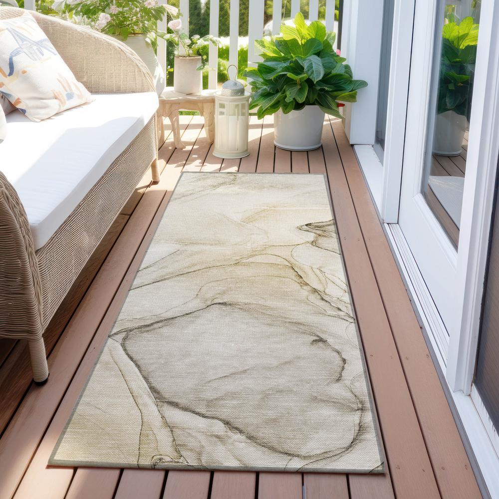 Chantille ACN502 Brown 2'3" x 7'6" Rug. Picture 7