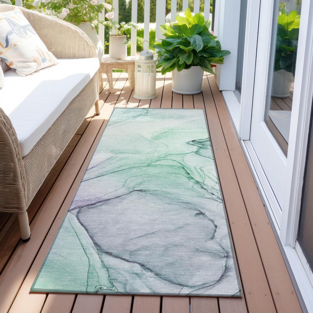 Chantille ACN502 Blue 2'3" x 7'6" Rug. Picture 7