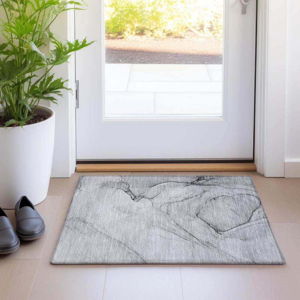 Chantille ACN502 Gray 1'8" x 2'6" Rug. Picture 6
