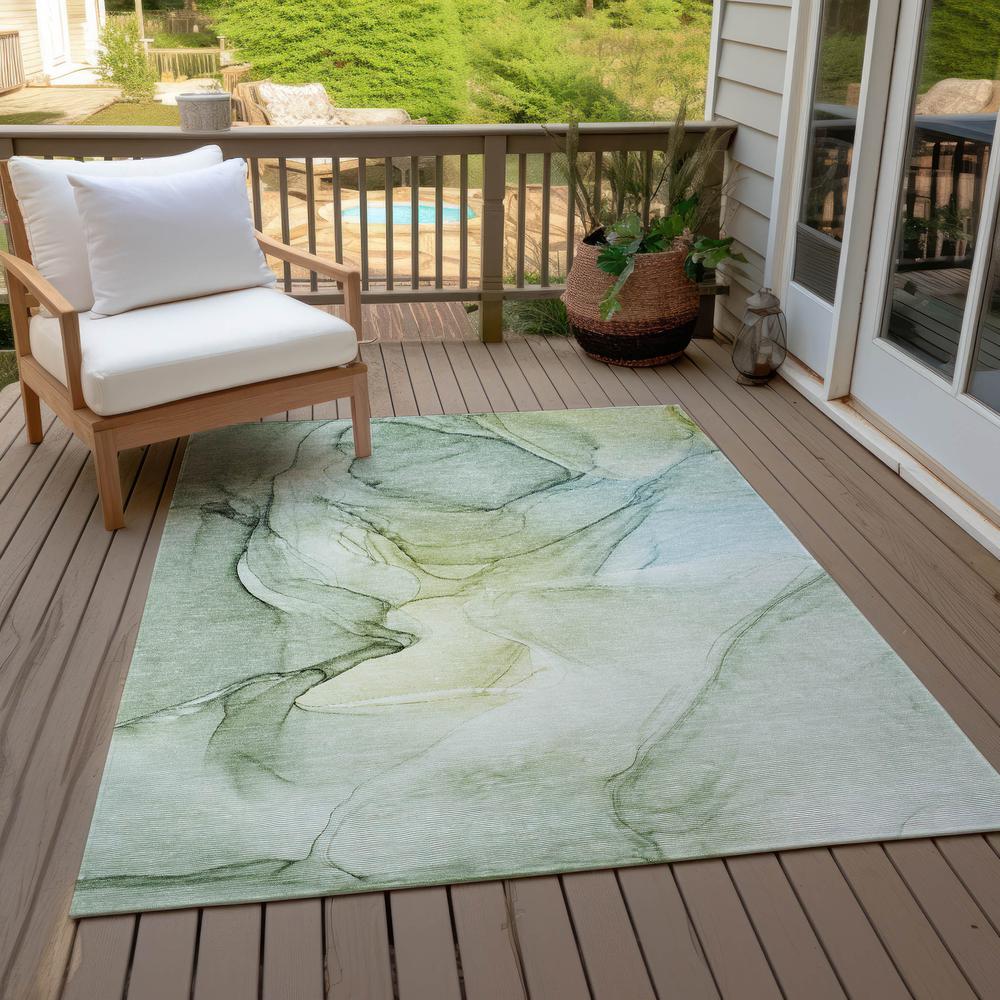 Chantille ACN502 Green 2'6" x 3'10" Rug. Picture 9