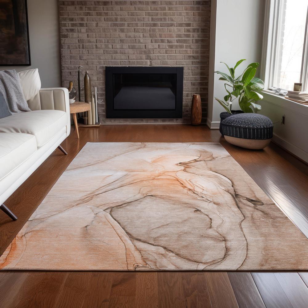 Chantille ACN502 Orange 2'6" x 3'10" Rug. Picture 7