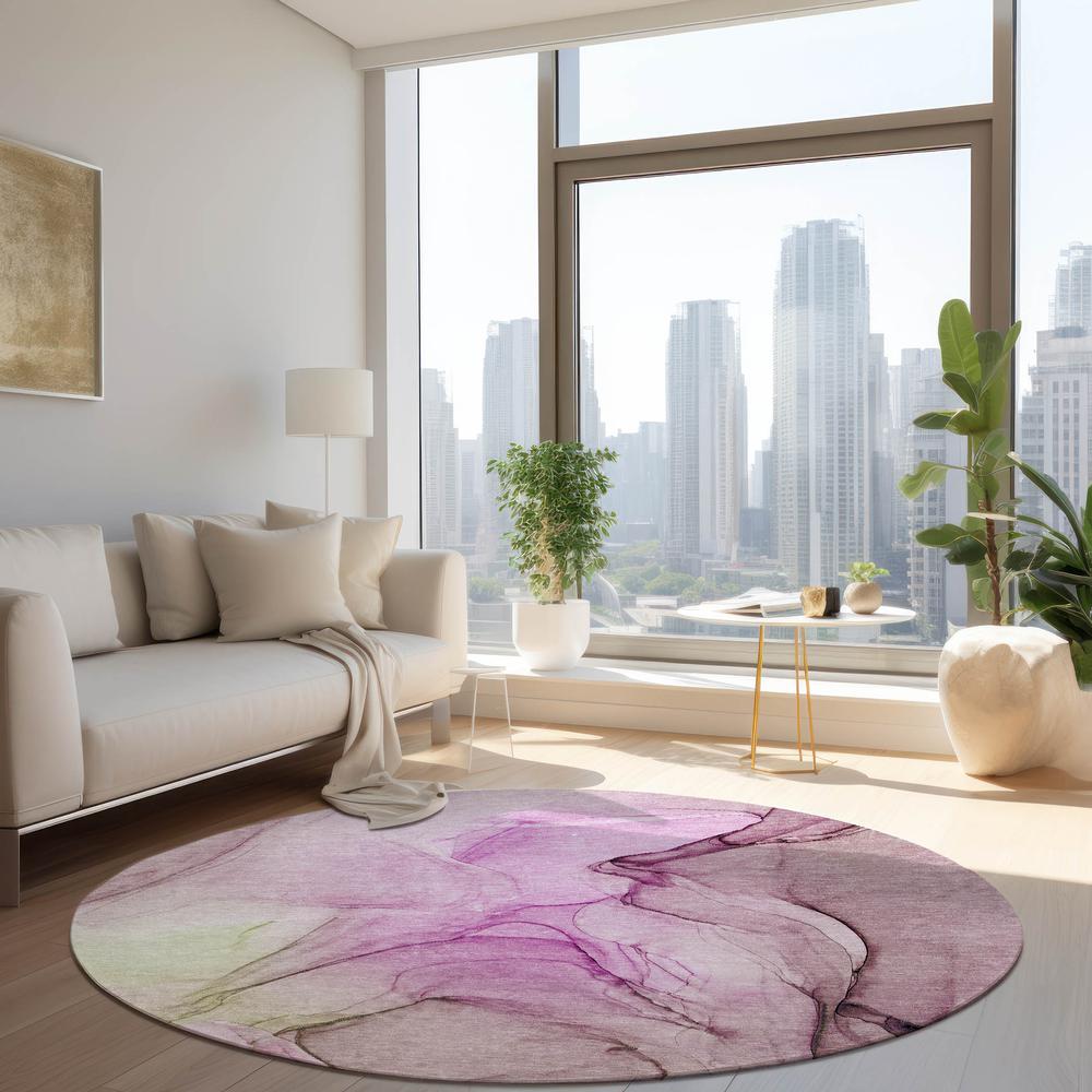 Chantille ACN502 Pink 8' x 8' Rug. Picture 6