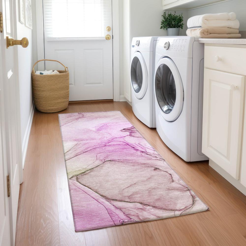 Chantille ACN502 Pink 2'3" x 7'6" Rug. Picture 6