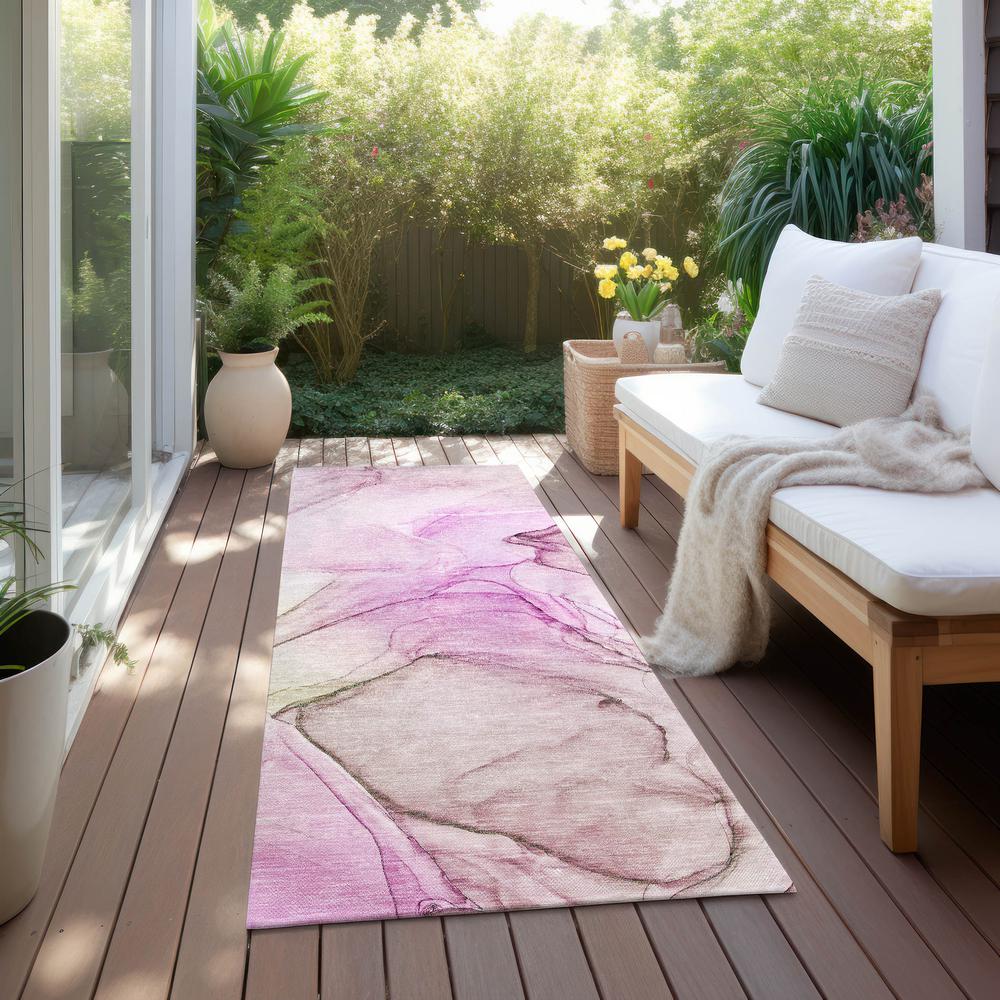 Chantille ACN502 Pink 2'3" x 7'6" Rug. Picture 7