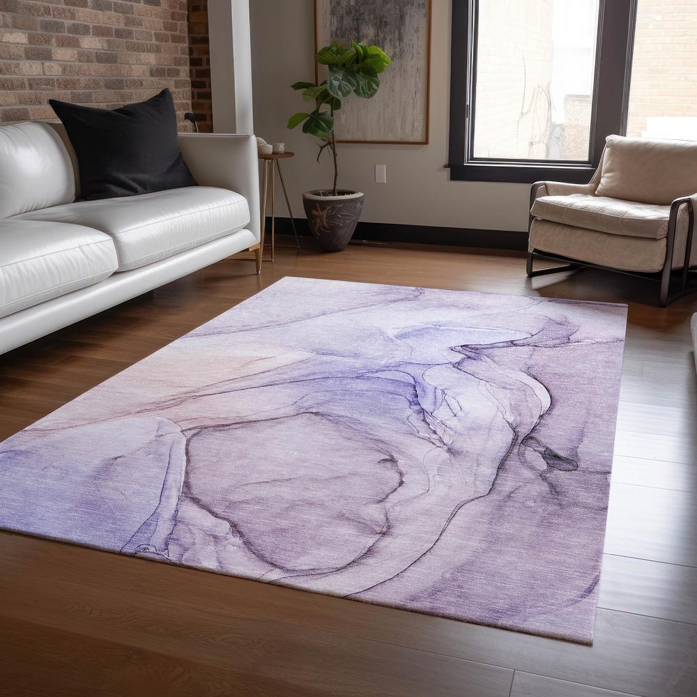 Chantille ACN502 Purple 2'6" x 3'10" Rug. Picture 6