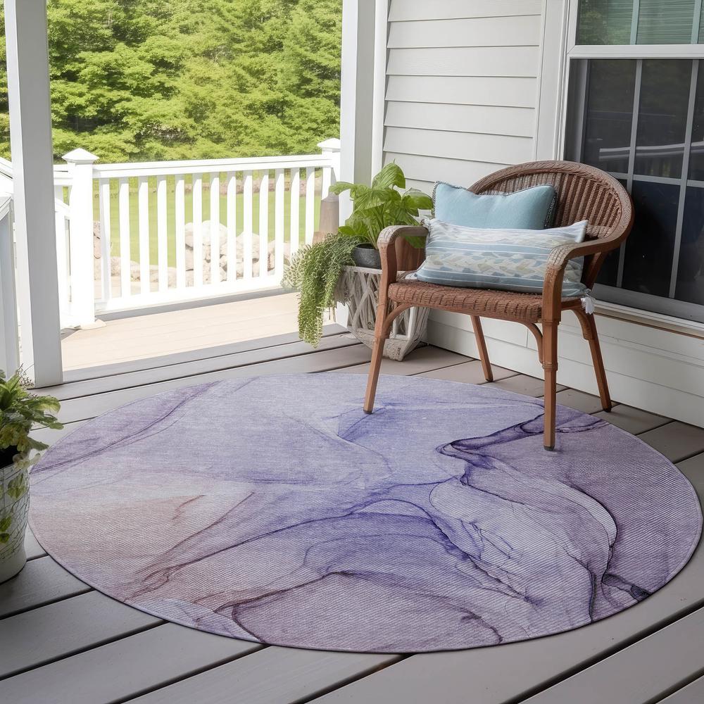 Chantille ACN502 Purple 8' x 8' Rug. Picture 8