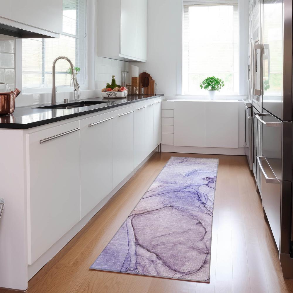 Chantille ACN502 Purple 2'3" x 7'6" Rug. Picture 6