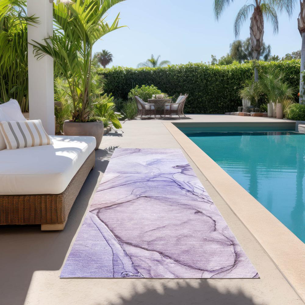 Chantille ACN502 Purple 2'3" x 7'6" Rug. Picture 7