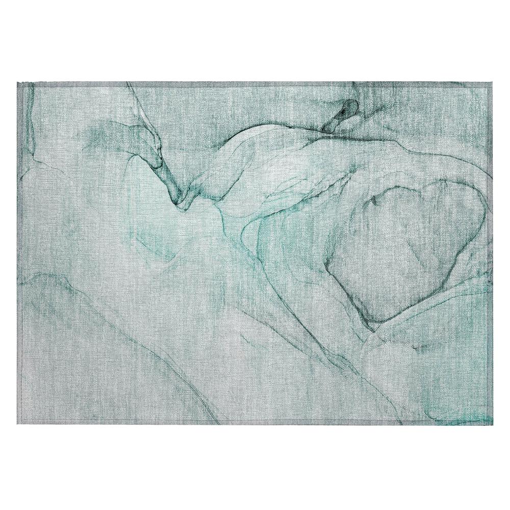 Chantille ACN502 Teal 1'8" x 2'6" Rug. Picture 1