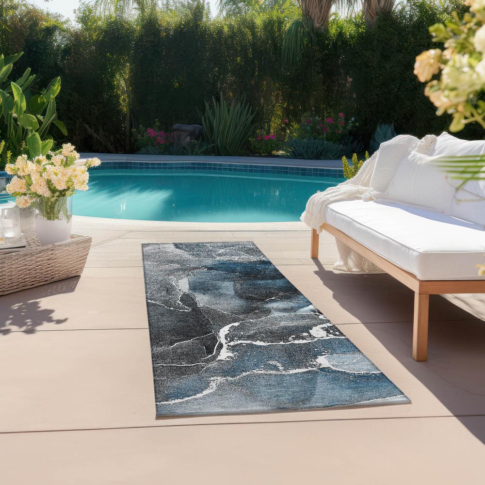 Chantille ACN503 Blue 2'3" x 7'6" Rug. Picture 7